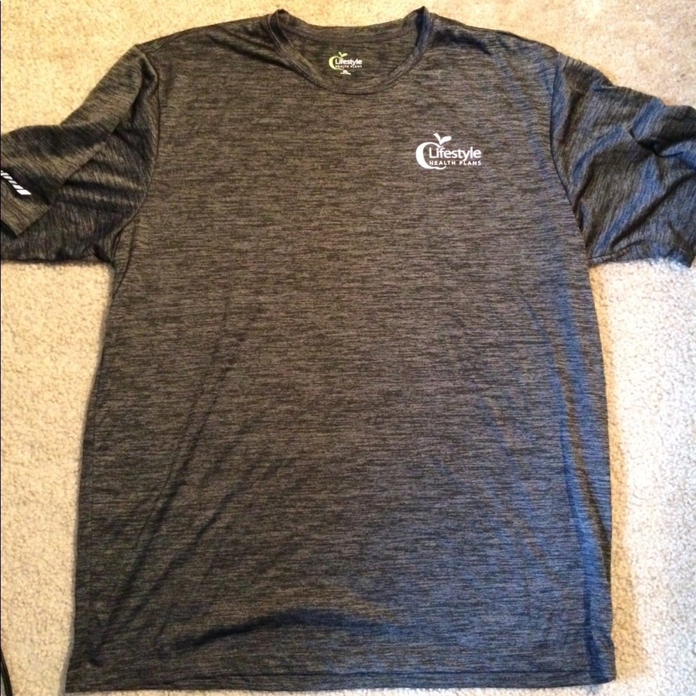 Grey X-Large Dry Fit Workout Top. Never worn.